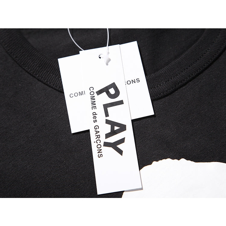 Camiseta Play Comme Des Garçons Black