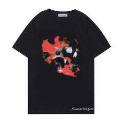 Tricou Alexander McQueen Obscured Skull Negru