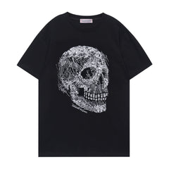 Tricou Alexander McQueen Crystal Skull Negru