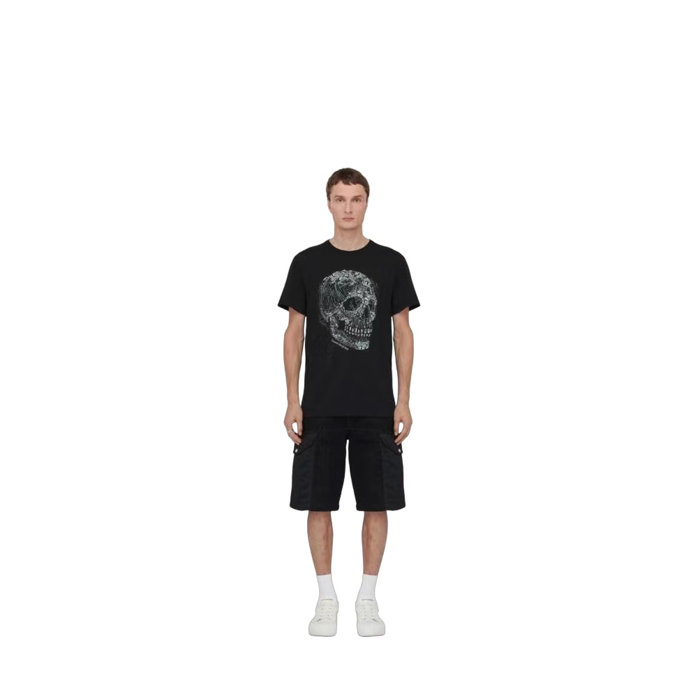 Tricou Alexander McQueen Crystal Skull Negru