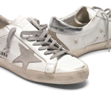 Pantofi Golden Goose Superstar Argintii