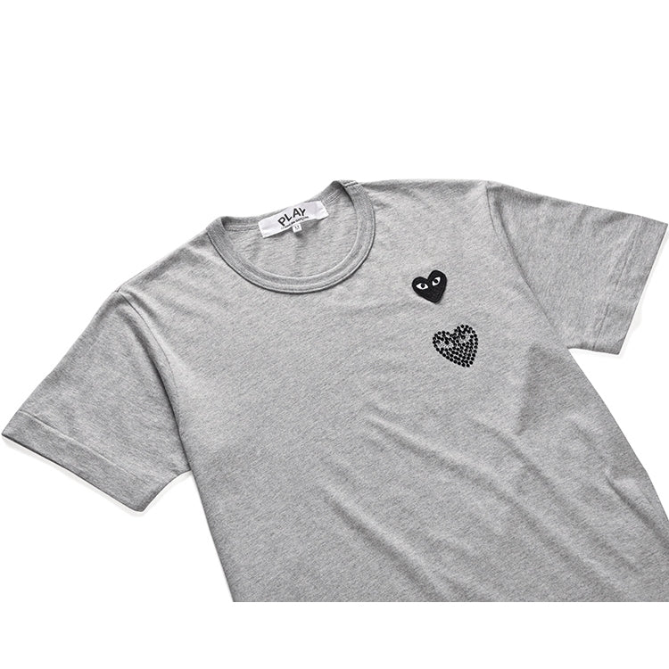 Camiseta Play Comme Des Garçons Gray