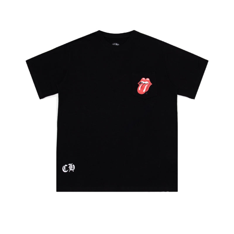 Camiseta Chrome Heart Rolling Stones