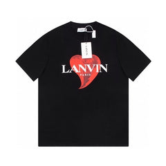 Camiseta Lanvin Heart Logobrand Black