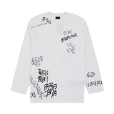 Tricou Balenciaga Graffiti Alb