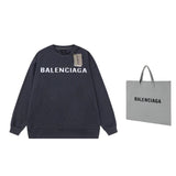 Bluză din Molton Balenciaga 2023 Logobrand