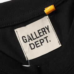 CAMISETA GALLERY DEPT. BLACK LOGOBRAND 001