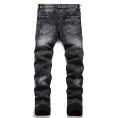 Blugi Amiri Skinny Înger Negru