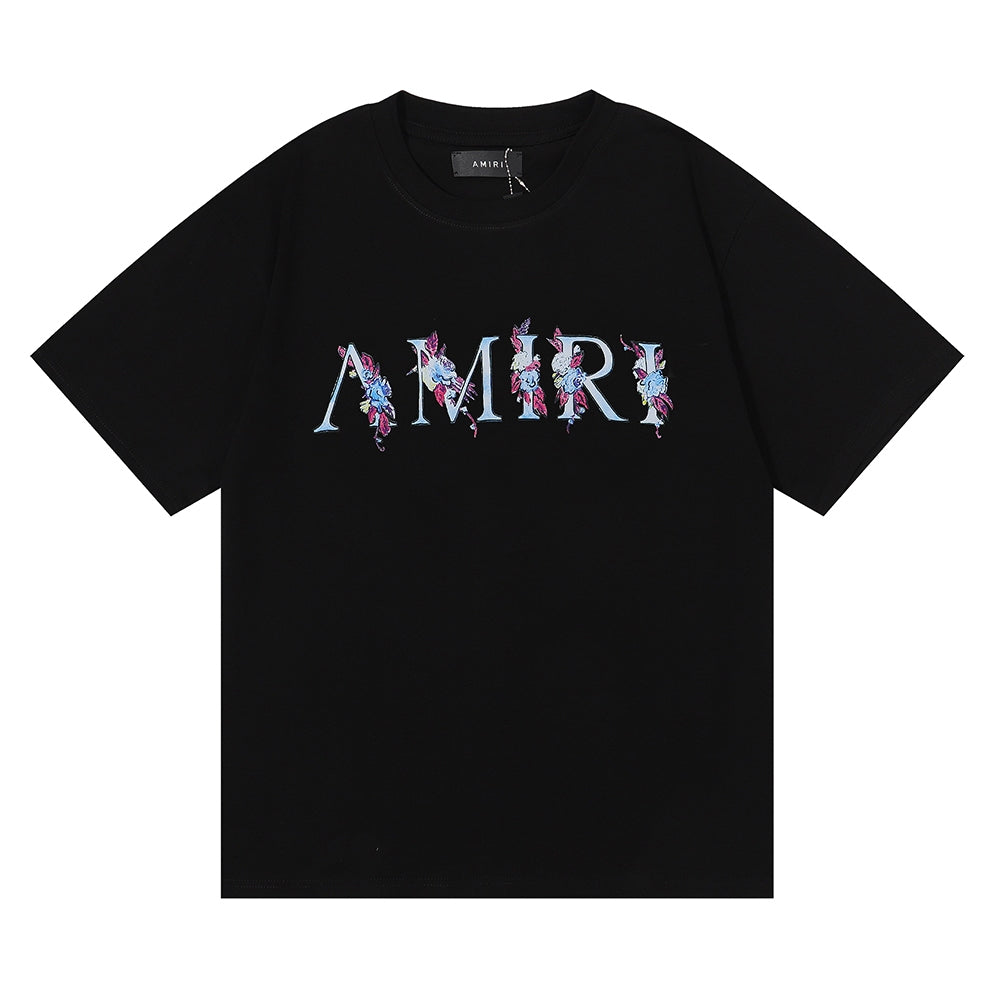 Tricou Amiri Floral Logo