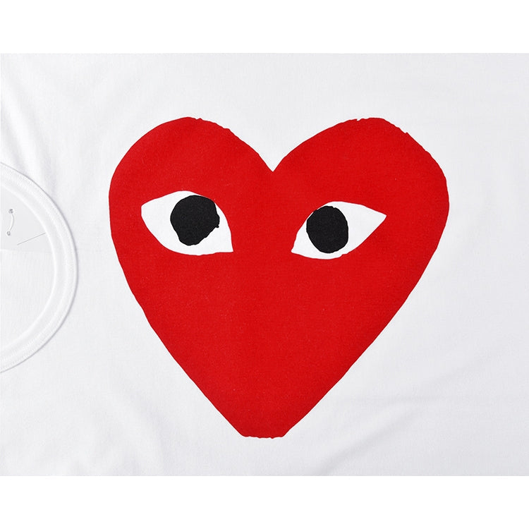 Camiseta Play Comme Des Garçons White