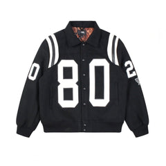 Bluză Colegial Stussy Number Negru