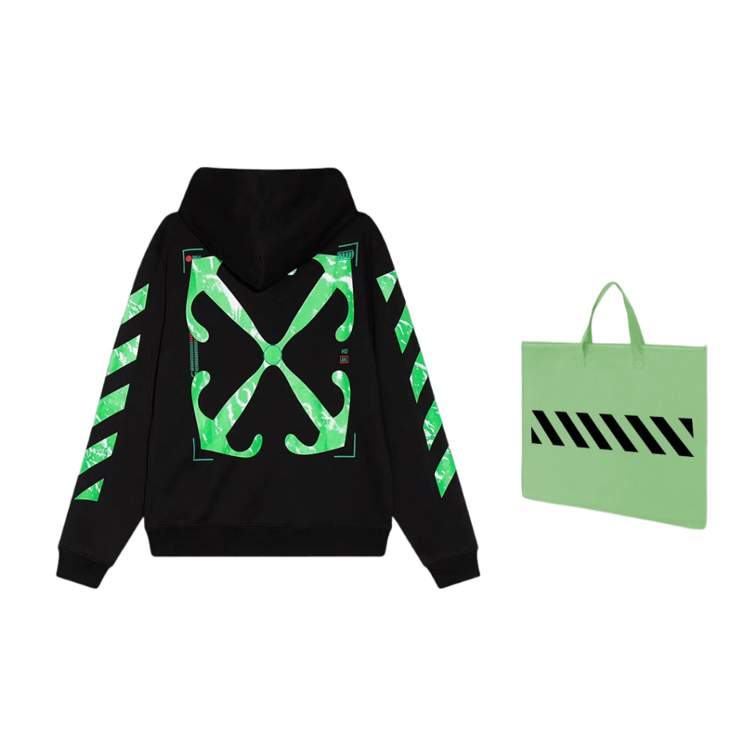 Bluză Off-White Moletom HD2023 Neon Green