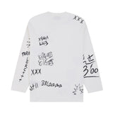 Tricou Balenciaga Graffiti Alb