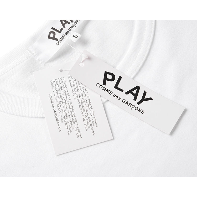 Camiseta Play Comme Des Garçons White