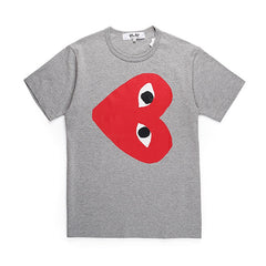 Camiseta Play Comme Des Garçons Gray