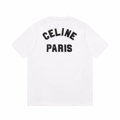 Camiseta Celine in Paris Logobrand White